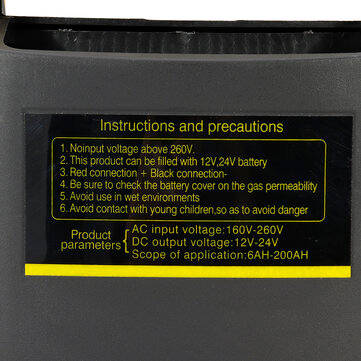 Intelligent Battery Charger 220V AC To 12/24V DC Pulse Repair Car Battery Charger Automatic