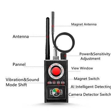 K88 Eavesdropping Anti-spyware Detector Mini Hidden Security Camera GSM GPS Tracker Eavesdropping Fi