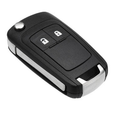2 Button 433MHz Flip Remote Fob Key ID46 Chip For OPEL VAUXHALL Astra Insignia