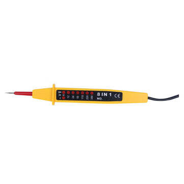 8 in 1 Voltage Tester Circuit Test Probe Pen 6-380V with LED Indicator Light For Car Truck Home Offi
