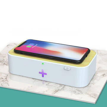 Bakeey UV UVC Sterilization Box 15W Wireless Charging 2 IN 1 Portable Sterilization Lamp