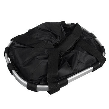 33x28x25CM Foldable Bicycle Front Basket Bike Handlebar Basket Pet Dog Carrier MTB Road Bike Frame B