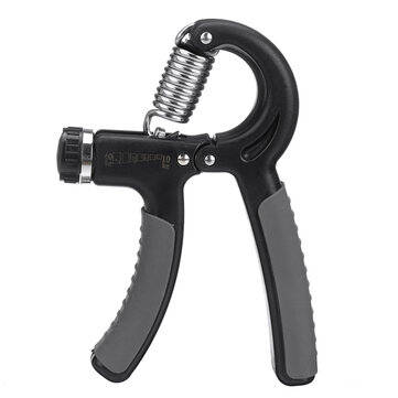 10kg-40kg Hand Gripper Strengthener Power Adjustable Wrist Forearm Exercise Tool (COLOR.: BLACKGREY)