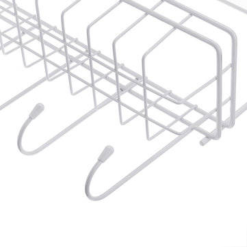 Over Door Freezer Storage Rack Kitchen Pantry Spice Organizers Shelf Space Saver Baskets