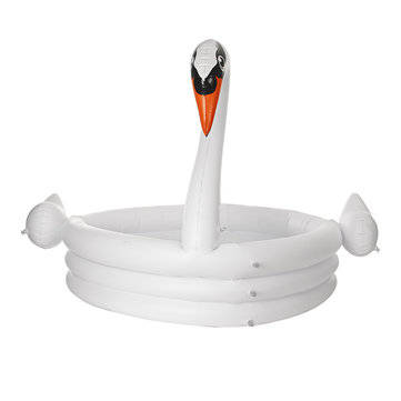 Children`s Inflatable Swimming Pool Baby Kids Swan Pool Infant Swimming Mattress Pool Floats Swimmin