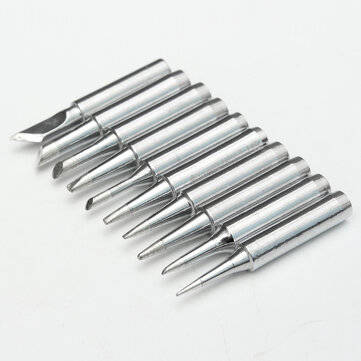 11Pcs 900M-T Soldering Iron Tips for 936 SAIKE ATTEN AOYUE KADA YIHUA Soldering Station