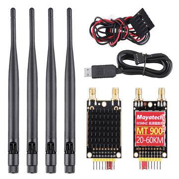 Mayatech MT900 902-928MHz 40km Long Range Aerial Survey FPV Transmitter Modul... (MODEL: MT900COMBO)