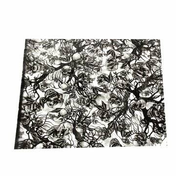 BIKIGHT 50x100CM PVA Hydrographic Film Odorless Water Transfer Printing Film Hydro Dip Skull Style D