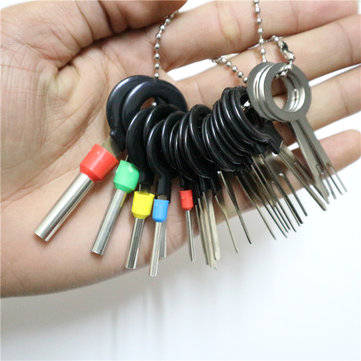 21Pcs/Set Terminal Removal Electrical Wiring Crimp Connector Pin Extractor Kit Automobiles Terminal