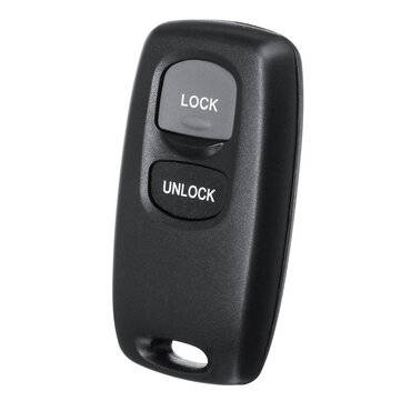 2 Buttons Remote Key Shell Case with CR2025 Battery For Mazda 3/5/6 Car