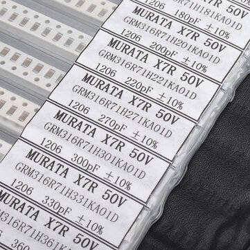 2000Pcs 1206 SMD Capacitor with 80 Kinds Value
