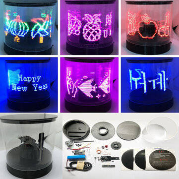 Diy Rotating Led Electronic Kit Electronic Production Rotating Pov Electronic ... (color.: Colorful)