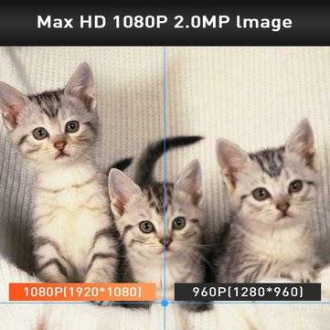 Hiseeu 2Mp/1.3Mp HD Wireless IP Camera Wi-Fi Robot Camera 1080P Wifi Night Vision EU Plug