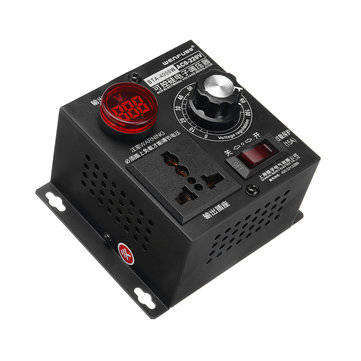 AC 220V 4000W Variable Voltage Regulator Step Down Voltage Converter Transformer Motor Speed Fan Con