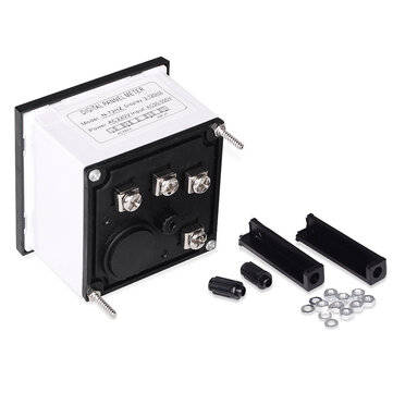 N-72HZ 3~120Hz 68mm Hole Size Digital Frequency Meter 73mm Square Panel LED Display Electrical Hertz