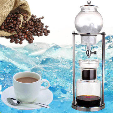 1000ml Dutch Coffee Pot Cold Water Drip Coffee Maker Serve For 10 Cups
