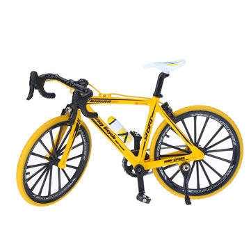 1:10 3D Mini Multi-color Alloy Mountain Racing Bicycle Rotatable Wheel Diecast Model ... (LETTER: K)