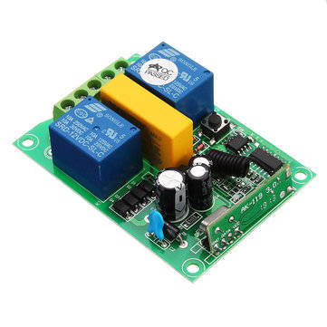 433MHz AC220V 2 Channel Wireless Remote Control Switch Module Motor Forward Reverse Controller AK-DJ