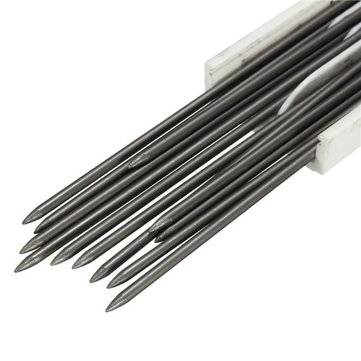 12Pcs 2.0MM 2B Lead And Pen Set Metal Mechanical Press Type Pencil Drafting Drawing Pencil Refills S