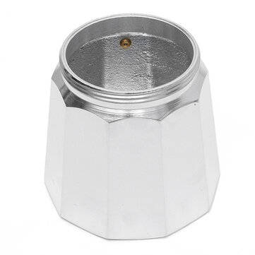 12Cups 600ML Silver Aluminum Moka Pot Octagonal Espresso Coffee Cup Grinder Stove Percolator