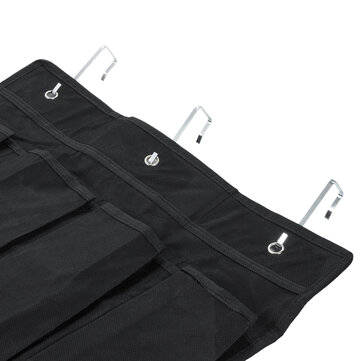 24 Plaid Over Door Hanging Bag Box Shoe Rack Hanger Storage Tidy Organizer Bag