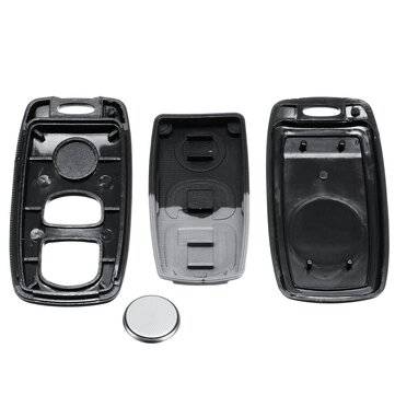 2 Buttons Remote Key Shell Case with CR2025 Battery For Mazda 3/5/6 Car