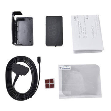 L1 Head-up Display Digital Display HUD Speed Water Temperature Voltage OBD + Alarm Monitor For Vehic