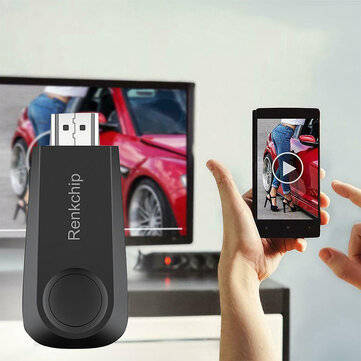 Renkchip E10 Smart Wireless Display Receiver Wireless Pusher 1080P WiFi Same Screen Device HD Push T