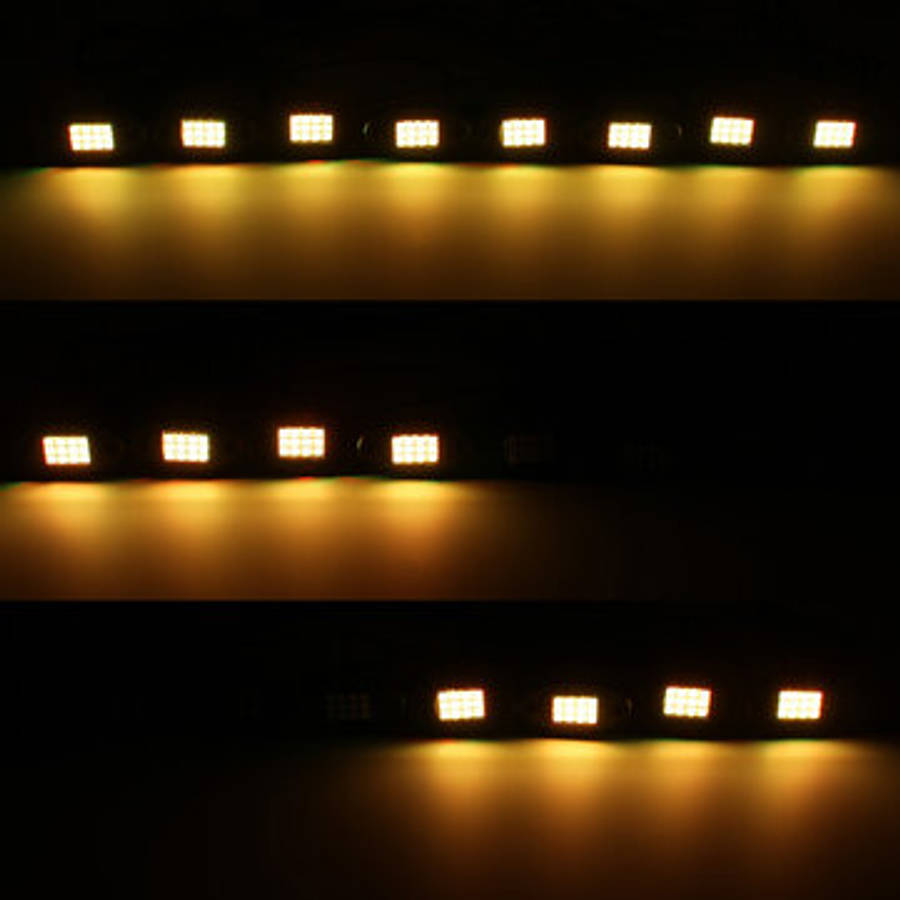 8pcs RGB LED ROCK Light Under Glow Voice Controller Muti-Channel Off-road Car