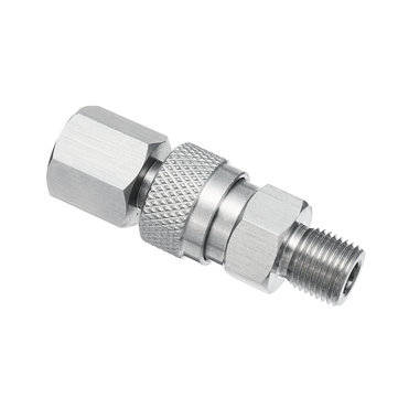 Stainless PCP Air Gun Filling Quick Connect Adapter 1/8 BSPP With Plugs Fitting Connector Coupler
