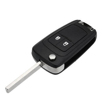 2 Button 433MHz Flip Remote Fob Key ID46 Chip For OPEL VAUXHALL Astra Insignia