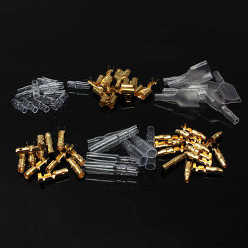 140 Pieces 3.9 mm Male Female Double Motorcycle Car Bullet Connector Terminals