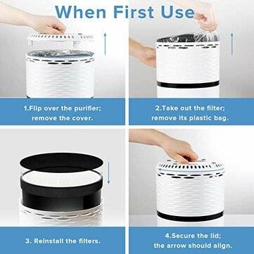 HEPA Filter Replacement Compatible with Levoit LV-H132 Air Purifier Replacement Filter