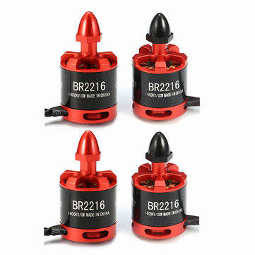 4X Racerstar Racing Edition 2216 BR2216 1400KV 2-4S Brushless Motor For 350 380 400 450 RC Drone FPV