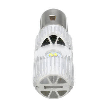 BA20D 1200LM 6000K 4 LED Scooter Hi/Lo Motorbike Moped ATV Headlight Fog Lamp Bulb