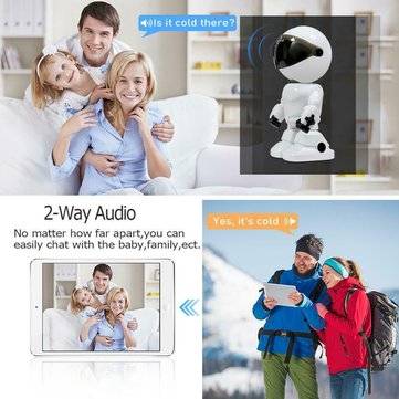 Hiseeu 2Mp/1.3Mp HD Wireless IP Camera Wi-Fi Robot Camera 1080P Wifi Night Vision EU Plug
