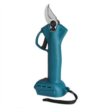 30mm Cordless Electric Scissors Pruning Shears 4 Gear Adjustable Tree Branch Prune... (COLOR.: BLUE)