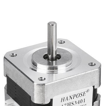 HANPOSE 17HS3401 34mm Nema 17 Stepper Motor 42 Motor 42BYGH 1.3A 28N.cm 4-lead for CNC 3D Printer