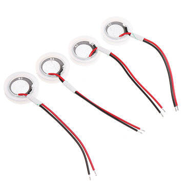 4pcs 20mm 1.7MHZ Ultrasonic Mist Maker Fogger Ceramics Discs with Wire Sealing Ring