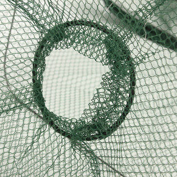 ZANLURE 22x45cm Folding Fishing Net Shrimp Crayfish Lobster Prawn Bait Mesh Trap