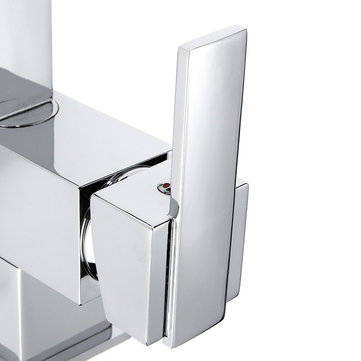 Modern Chrome Brass Kitchen Faucet Swivels Spout Single Handle Basin Mixer
