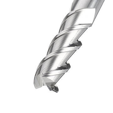 Drillpro 2-12mm 3 Flutes Carbide End Mill Set Tungsten Steel Milling Cutter Tool for Aluminum Alloy