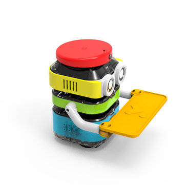 Robospace TacoBot DIY STEAM RC Robot Obstacle Avoidance Infrared Tracking Sing Dance Robot Toy