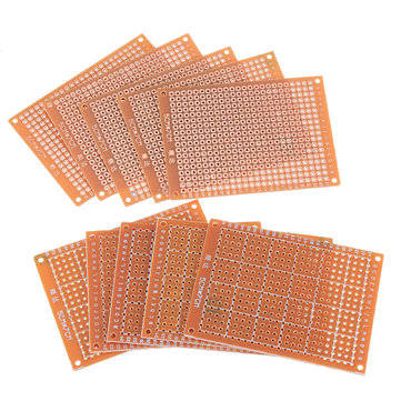30pcs Universal PCB Board 5x7cm 2.54mm Hole Pitch DIY Prototype Paper Printed Circuit Board Panel Si