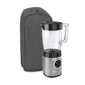 Quilted Polyester Kitchen Blender Appliance Cover Dust-proof Protection Case Bag (COLOR1: GREY)