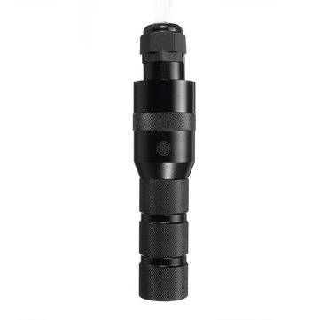 LED Fiber Optic Whip Strip Light 360 RGB Multi-Mode Flashlight Show Music Dance Festival Battery O
