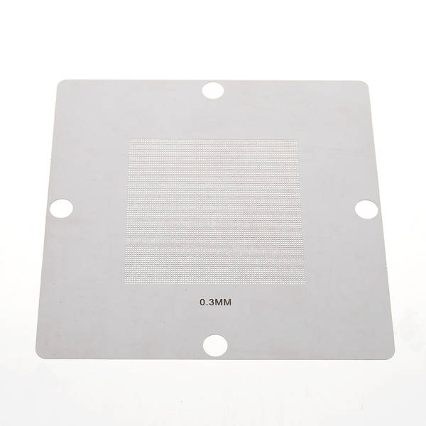 10 Pcs 90 X 90 Mm Bga Stencil Kit For Laptop Universal Reballing