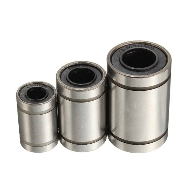 LM6UU/LM8UU/LM10UU Linear Bearing Steel 3D Printer Accessories (Size LM8UU)