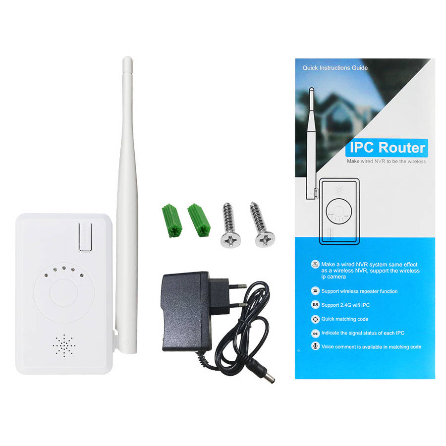 Hiseeu Wifi Range Extender Repeater Ipc Router For Wireless Security Camera Wired Nvr To Be Wireless