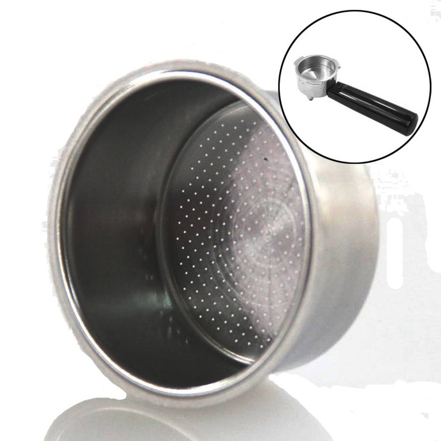Dia 51mm Stainless Steel Non Pressurized Filter Basket Reusable Coffee Filter For Coffee Machine